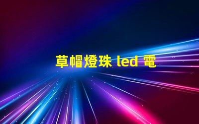 草帽燈珠 led 電源